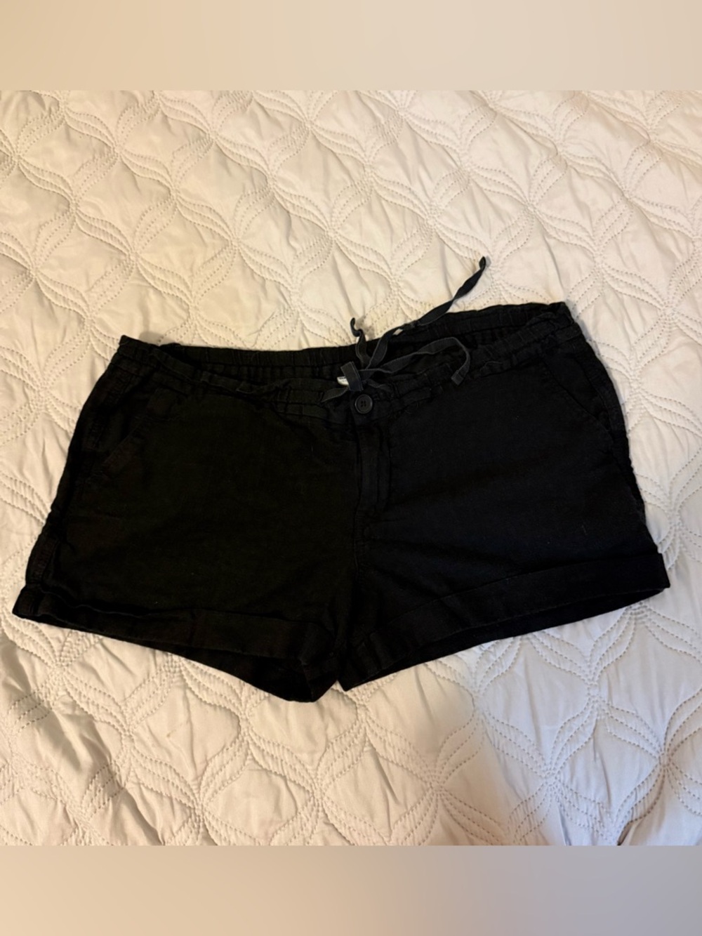 Old Navy Black High Waist Drawstring Shorts